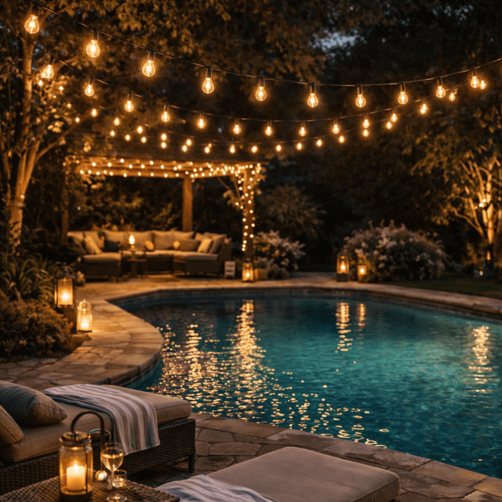 120V Commercial Ready Dimmable Outdoor LED Patio String Light - AQLIGHTING - OSL-S14