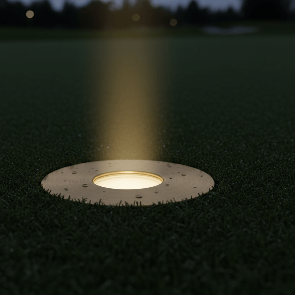 12V Cast Brass Putting Golf Cup Light - PGL-05 - Focus Industries