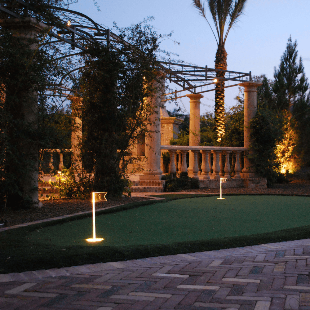 12V Cast Brass Putting Golf Cup Light - PGL-05 - Focus Industries