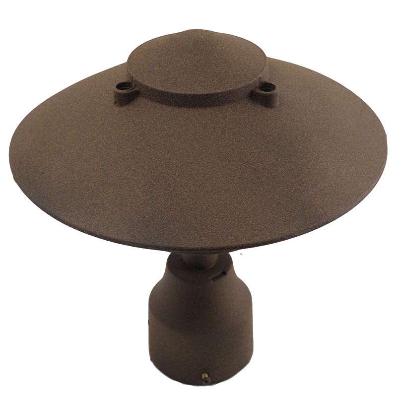 LED 3 Tier Pagoda Post Light LED-PPC351 in Rust