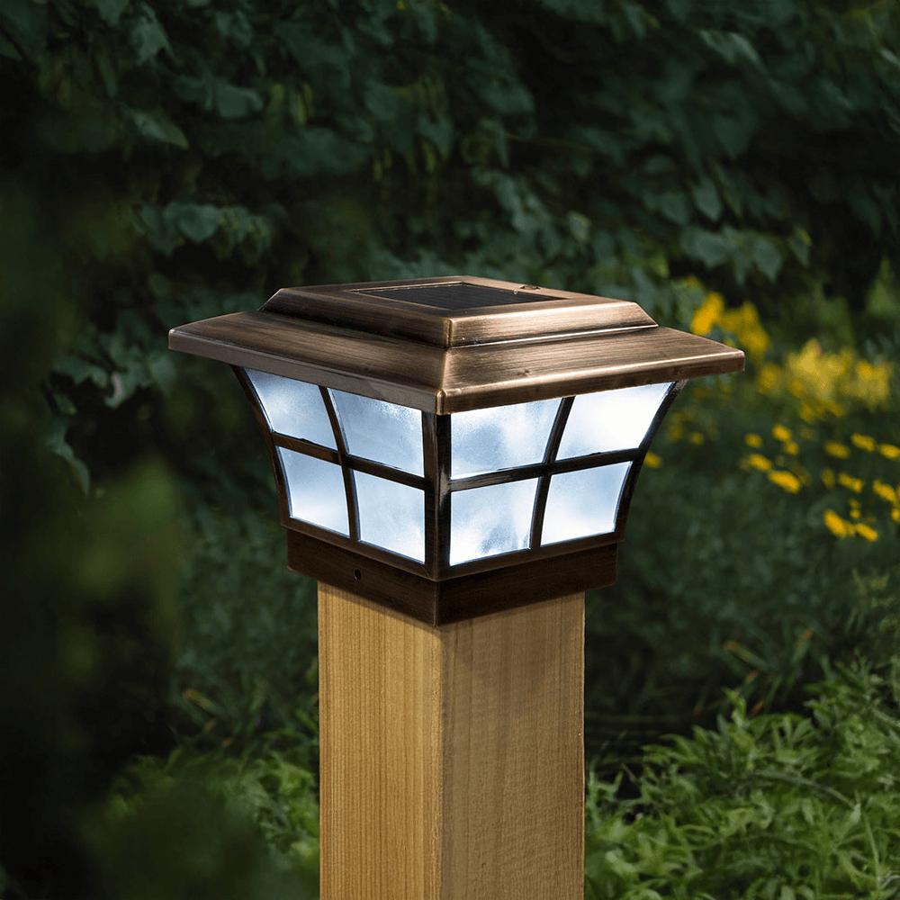 LED Solar 4" X 4" Prestige Post Cap - Classy Caps - SLO79 LED Solar 4" X 4" Prestige Post Cap - Classy Caps - SLO79