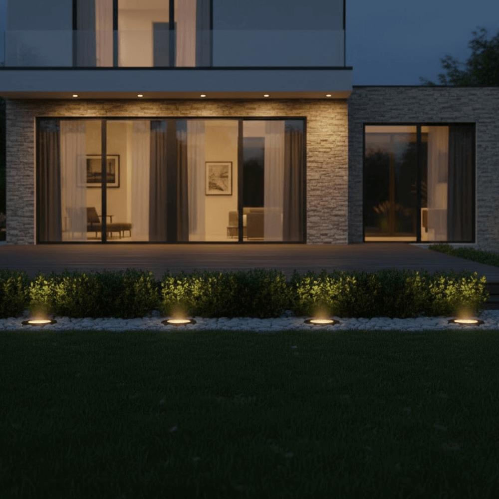 120V Cast Aluminum In Ground Well Light w/ Open Face Cover - DW4751 - DABMAR