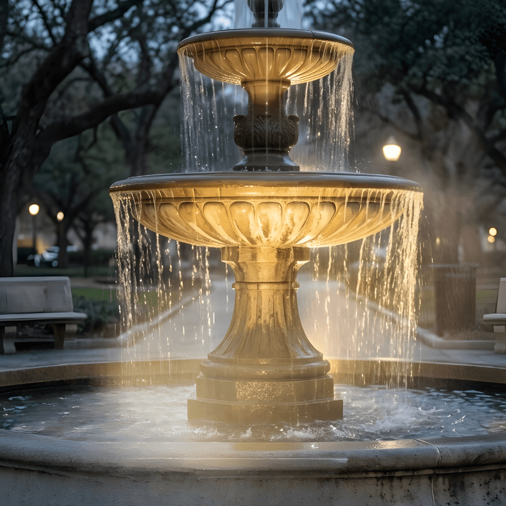 12V Submersible Brass Underwater Fountain Light - LV308 - DABMAR