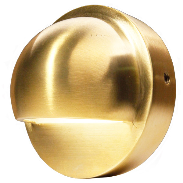 Cast Brass Eyebrow Directional Step Light | AQLighting