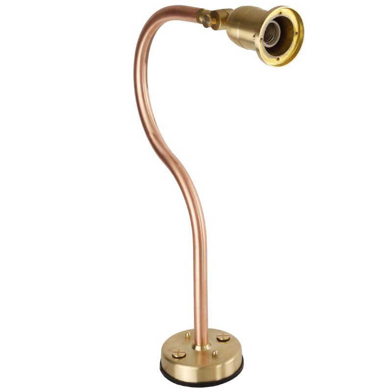 16” Super Duty LED Gooseneck Barn Light, Real Natural Raw Copper, Tough Weather Rated – OGN-925-RC