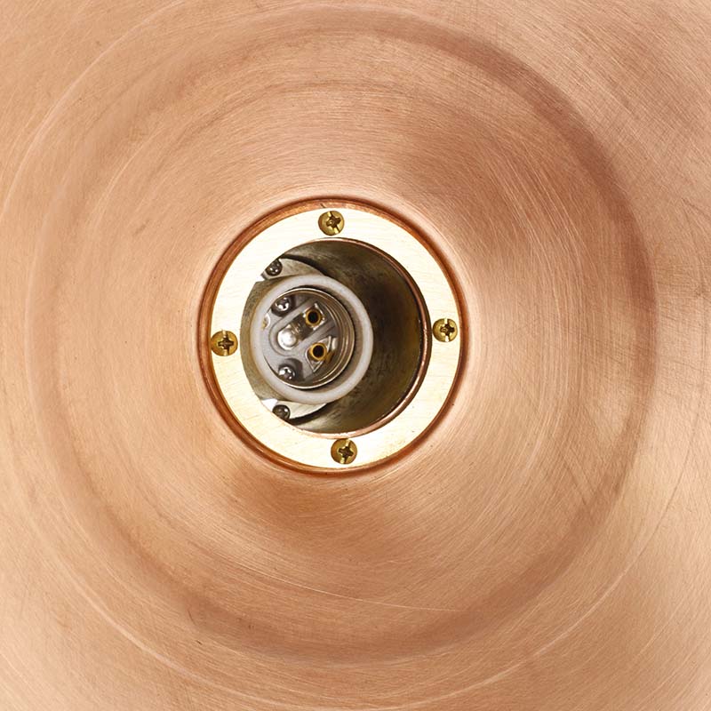 16” Super Duty LED Gooseneck Barn Light, Real Natural Raw Copper, Tough Weather Rated – OGN-925-RC