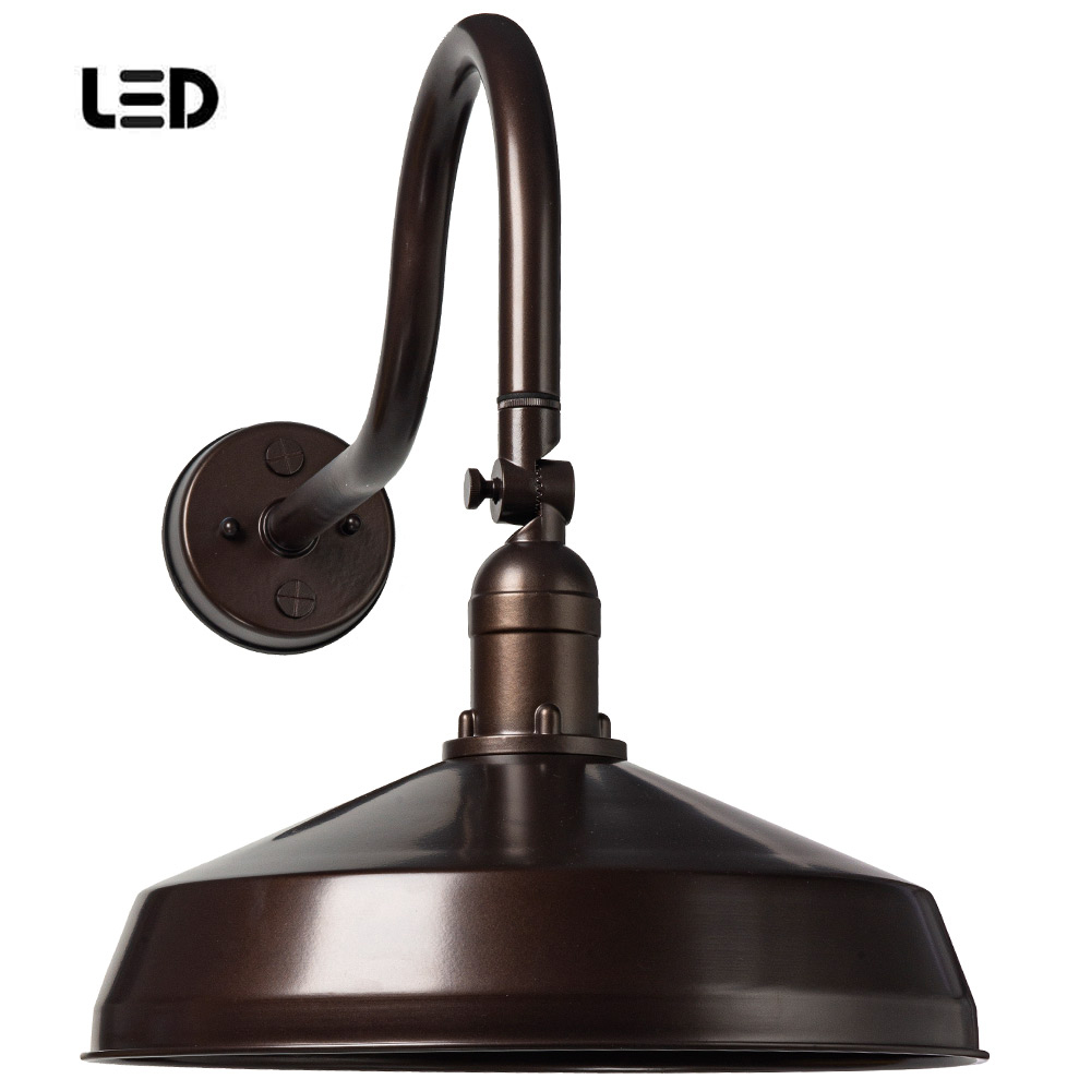 Bronze Gooseneck Barn Light