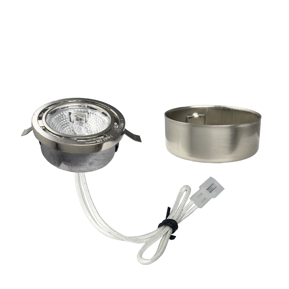 Halogen Puck Light Nickel