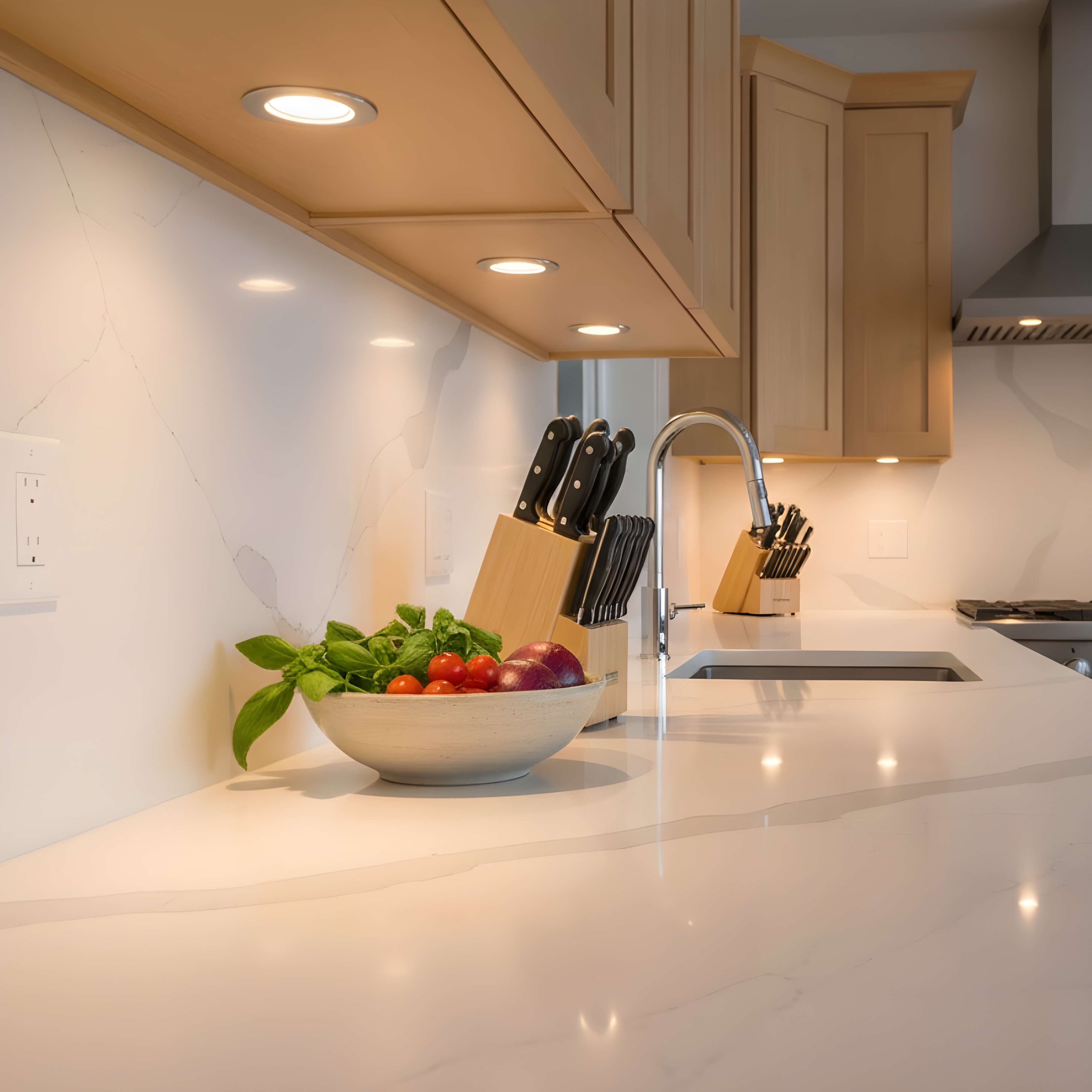 12V Halogen Under Cabinet Kitchen Puck Light - IUC-CPH