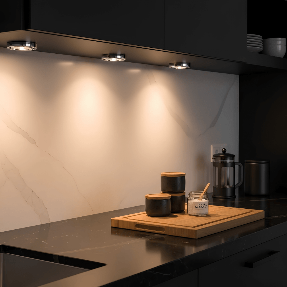 12V Halogen Under Cabinet Kitchen Puck Light - IUC-CPH