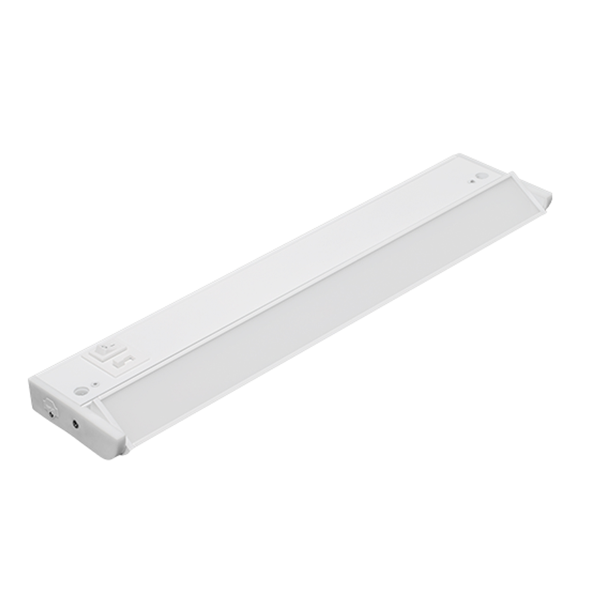 LC5 Undercabinet Lighting Shown In White Angled Face View