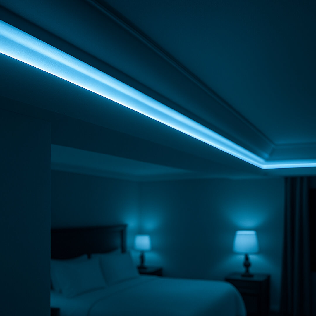 150ft Reel - Cool White LED Rope Light Kit - 120V Standard IP65 Waterproof - AK-LED-SLF3-CW