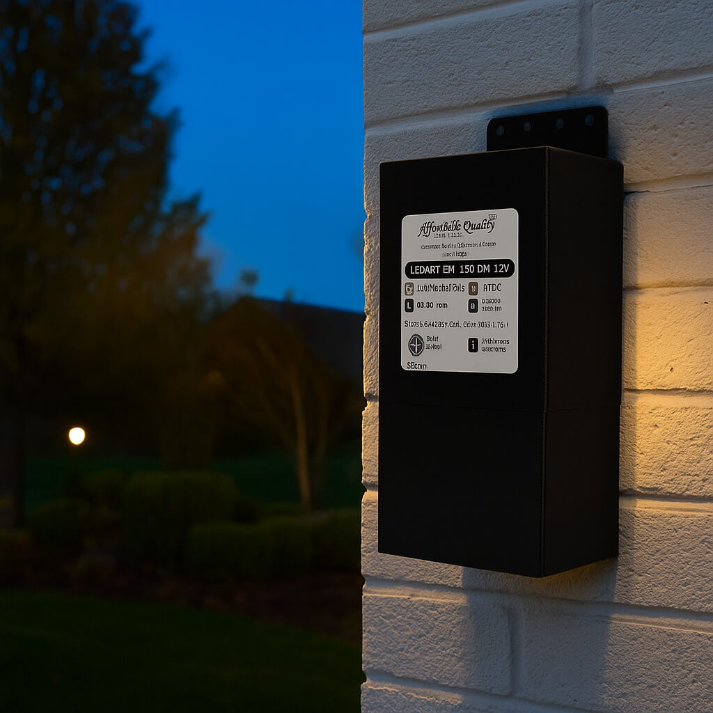 Indoor/Outdoor 12V 150w DC LED Driver Dimmable Transformer - LEDAQT-150-DM-12V