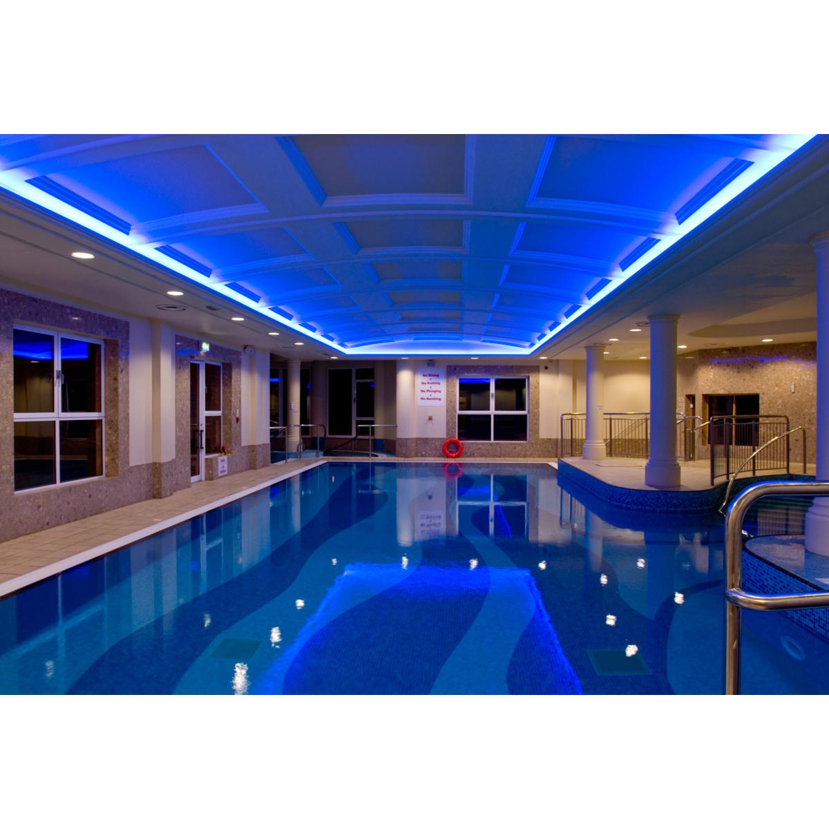 Blue Rope Light In Scene