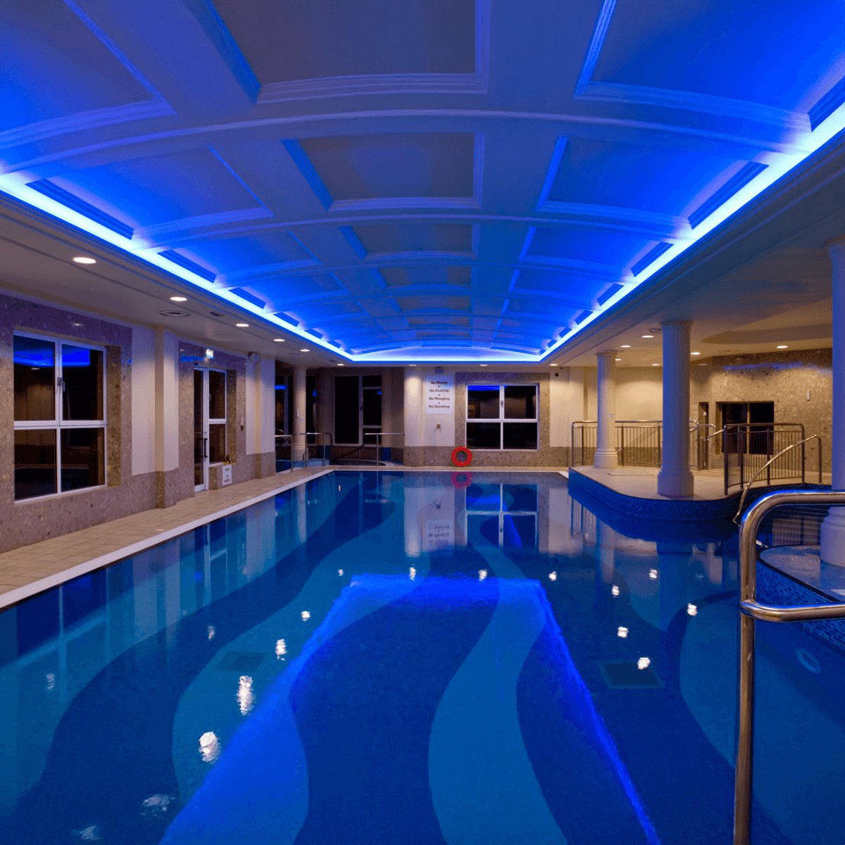Blue Rope Light In Scene