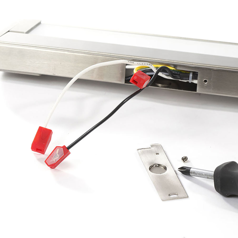 Dimmable LED Under Cabinet Kitchen Overhead Lighting - 120V LED Light Bar - AQUC
