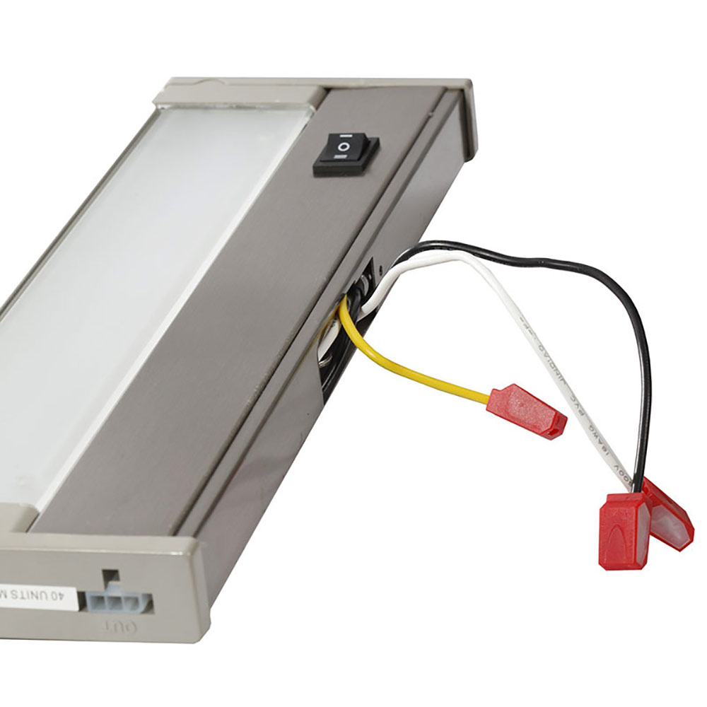 Dimmable LED Under Cabinet Kitchen Overhead Lighting - 120V LED Light Bar - AQUC