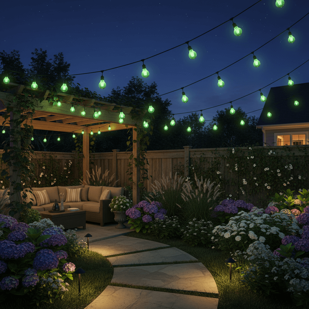 120V Vintage Filament Dimmable LED A19 String Light System - OSL-A19