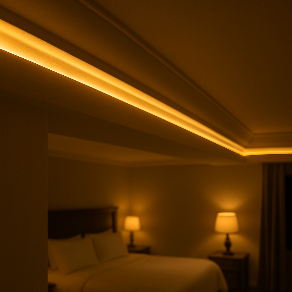 50 ft Reel - Warm White Dimmable LED Rope Light - 120V 513 Diode