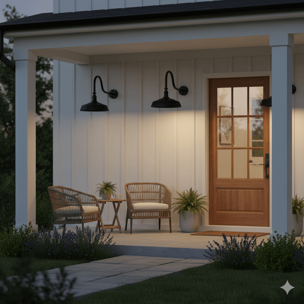 PRO SERIES Classic Metal Gooseneck LED Barn Light - TWIN PACK - OGN-925-2PK