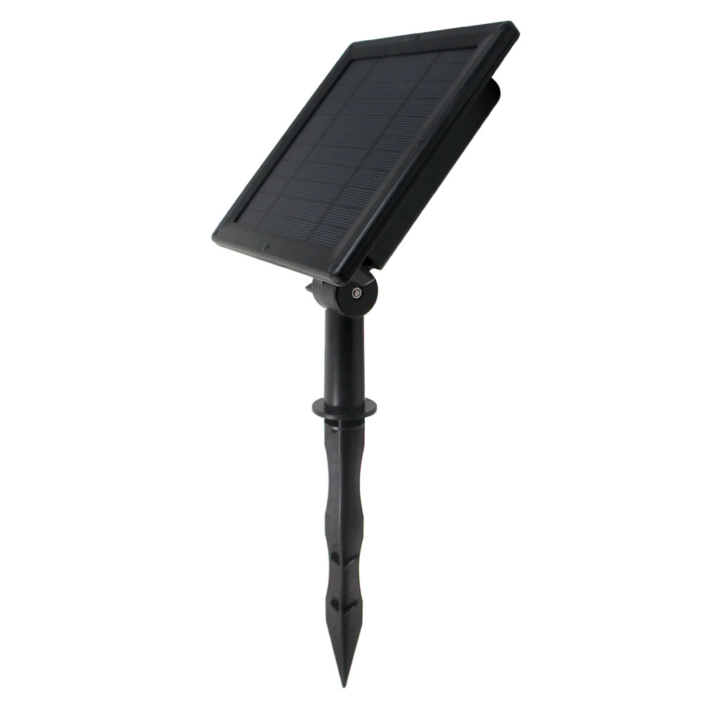 Solar Panel with Ground Stake
