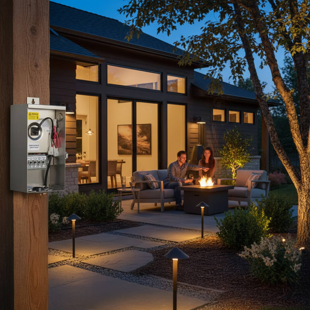 Outdoor Rated 600w Stainless Steel Multi-Tap Transformer - EMT600SS-SA