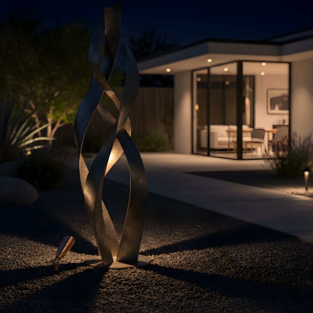 Copper Outdoor Spotlight w/NSC