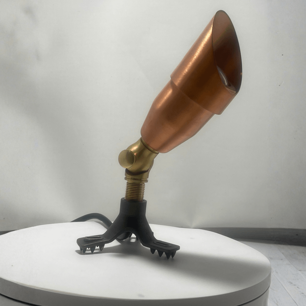 Copper Outdoor Spotlight w/NSC