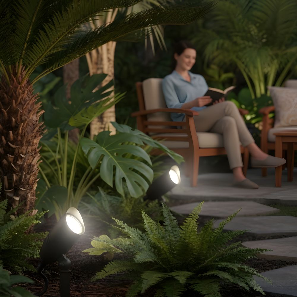 12V/120V LED Outdoor Cast Brass Up Light Fixture