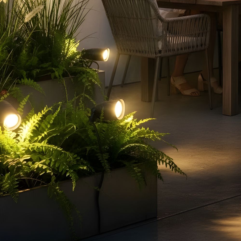 12V/120V LED Outdoor Cast Brass Up Light Fixture