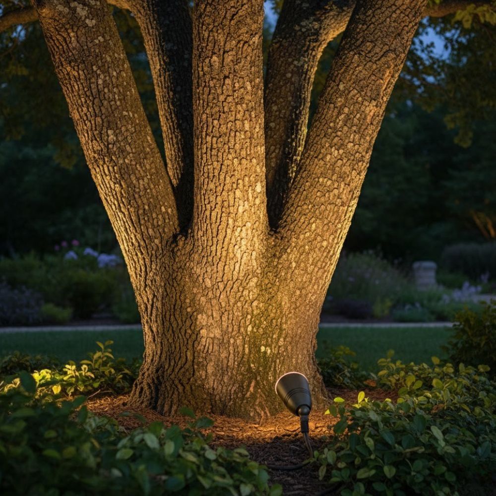 12V/120V LED Outdoor Cast Brass Up Light Fixture