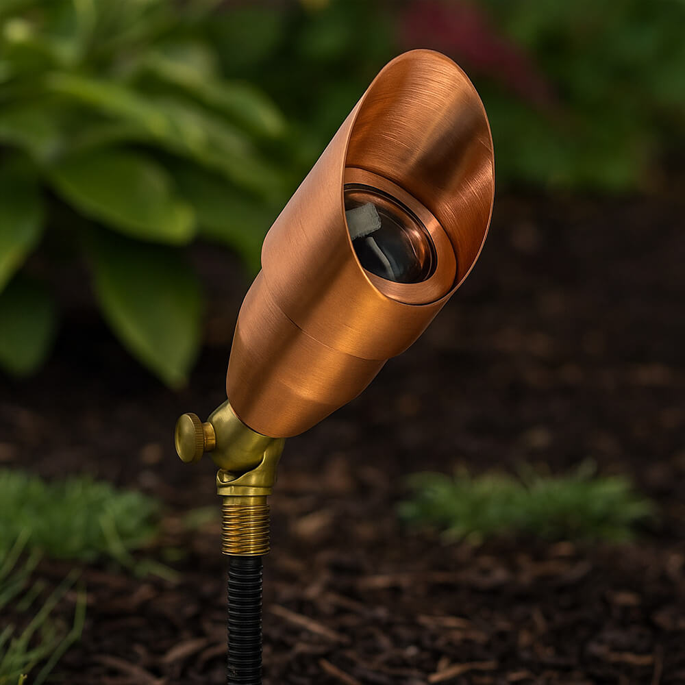 Copper Outdoor LED Spotlight