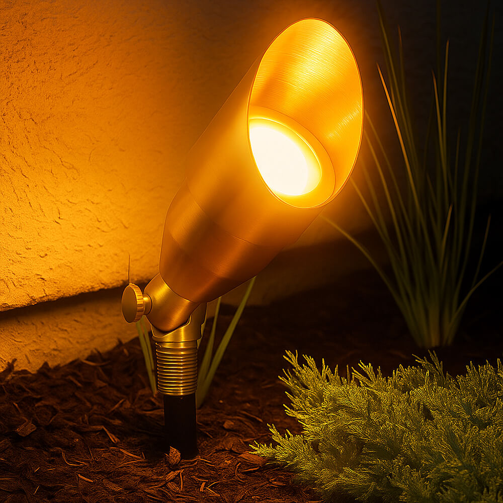 Copper Outdoor LED Spotlight