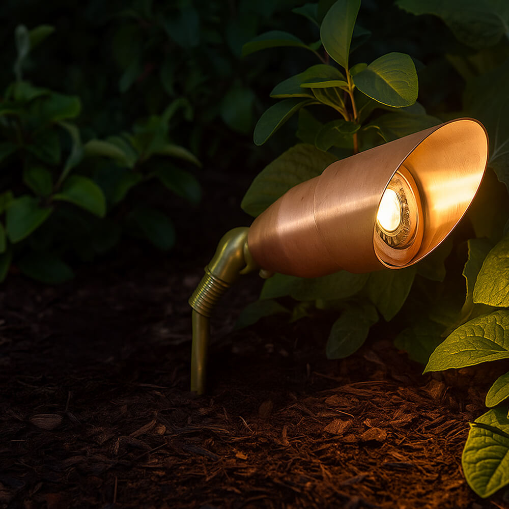 Copper Outdoor LED Spotlight