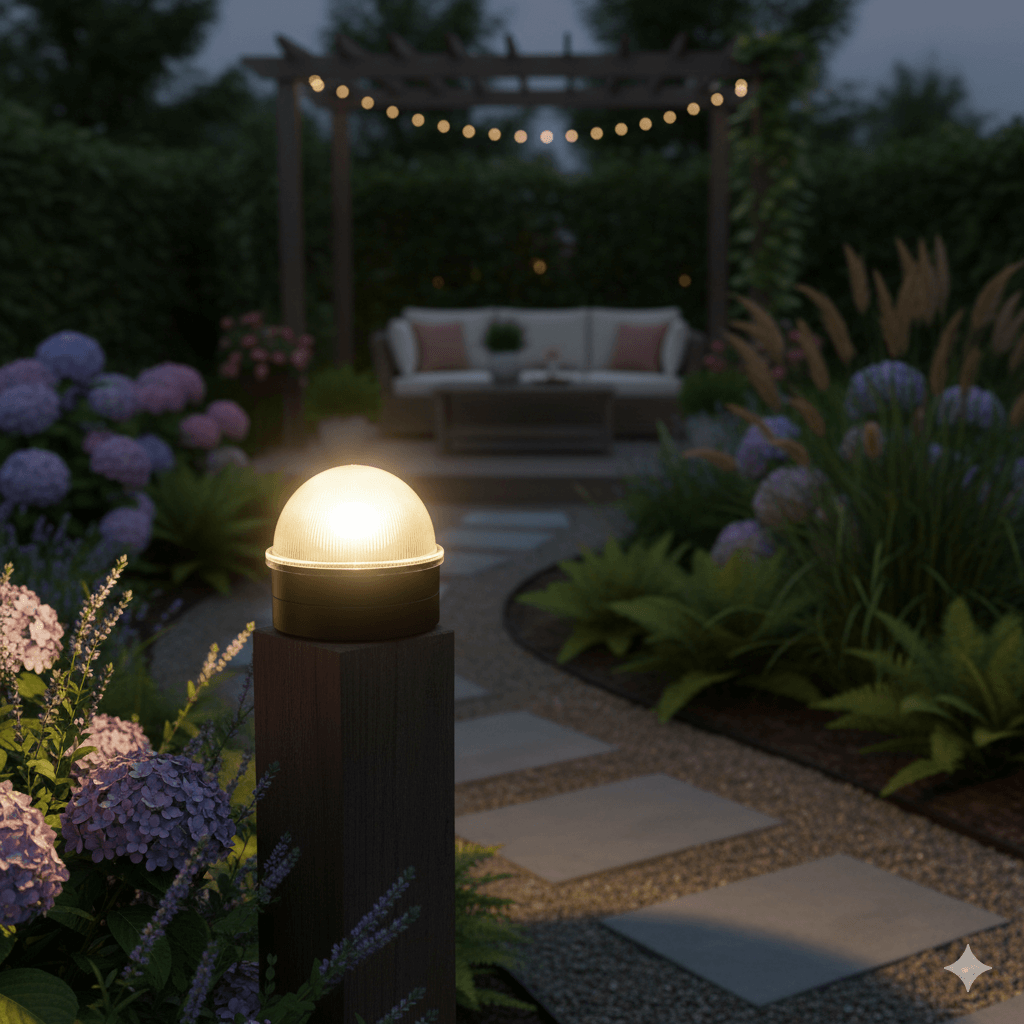 Black LED Chain-link Summit Solar Post Cap, Outdoor Solar Lights, Post & Column Lighting, Fence Post Cap - CH2233B Black LED Chain-link Summit Solar Post Cap, Outdoor Solar Lights, Post & Column Lighting, Fence Post Cap - CH2233B