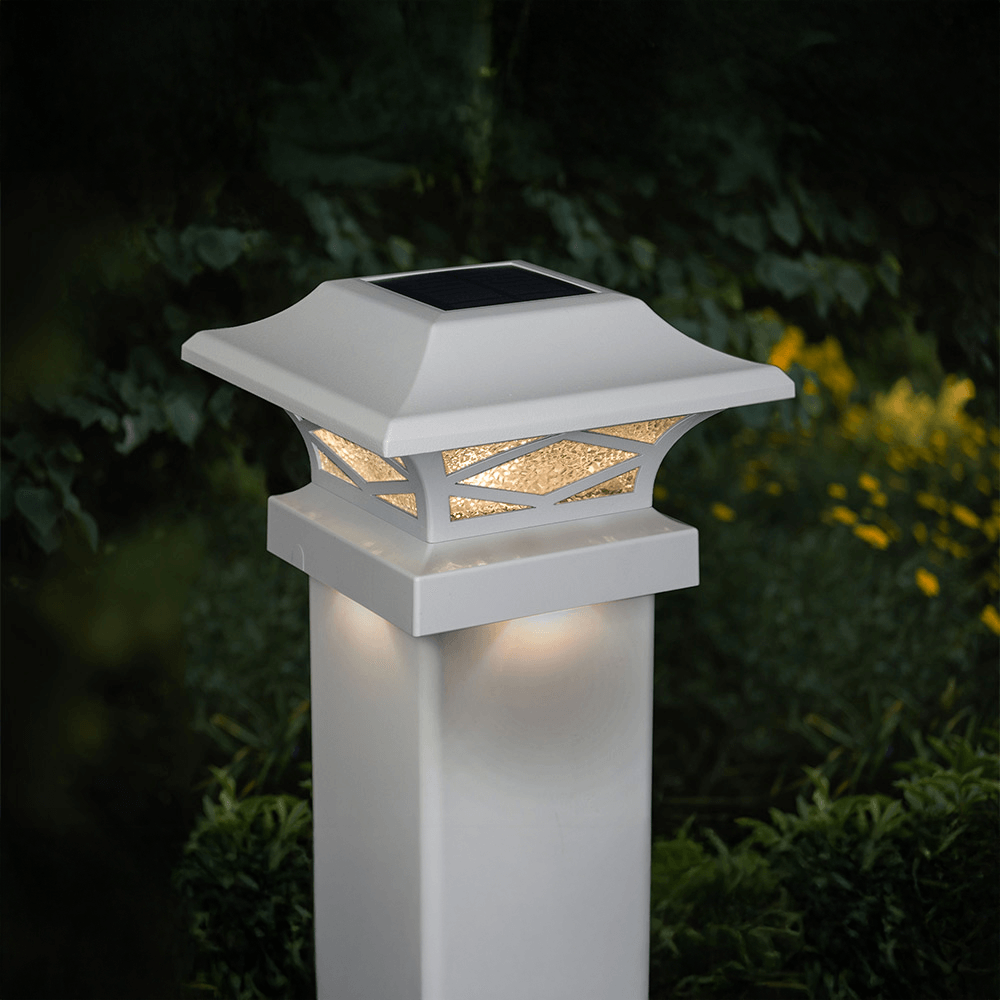 Kingsbridge Post Cap Light Outdoor Shot 2
