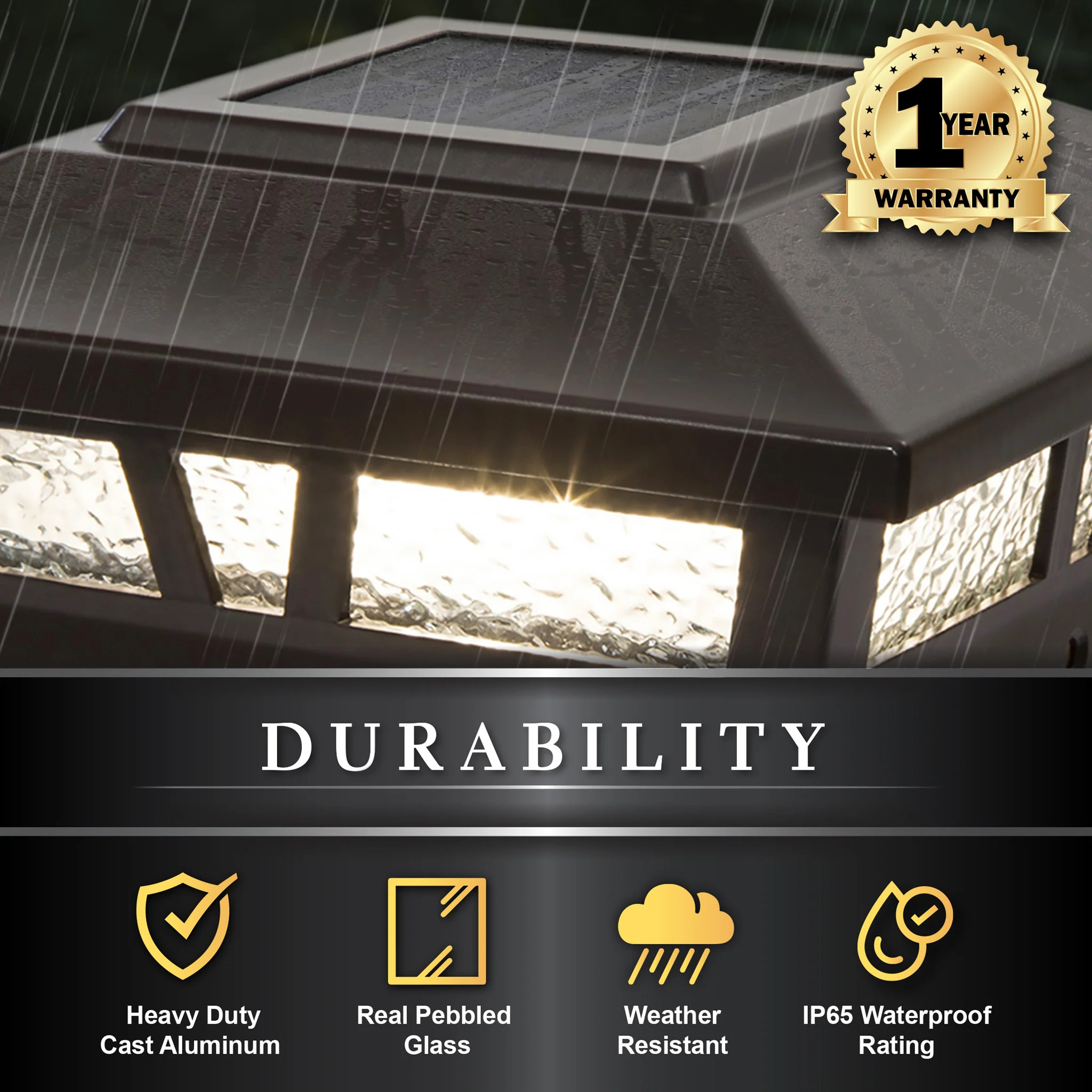 Oxford Solar Post Cap Light Diagram 7