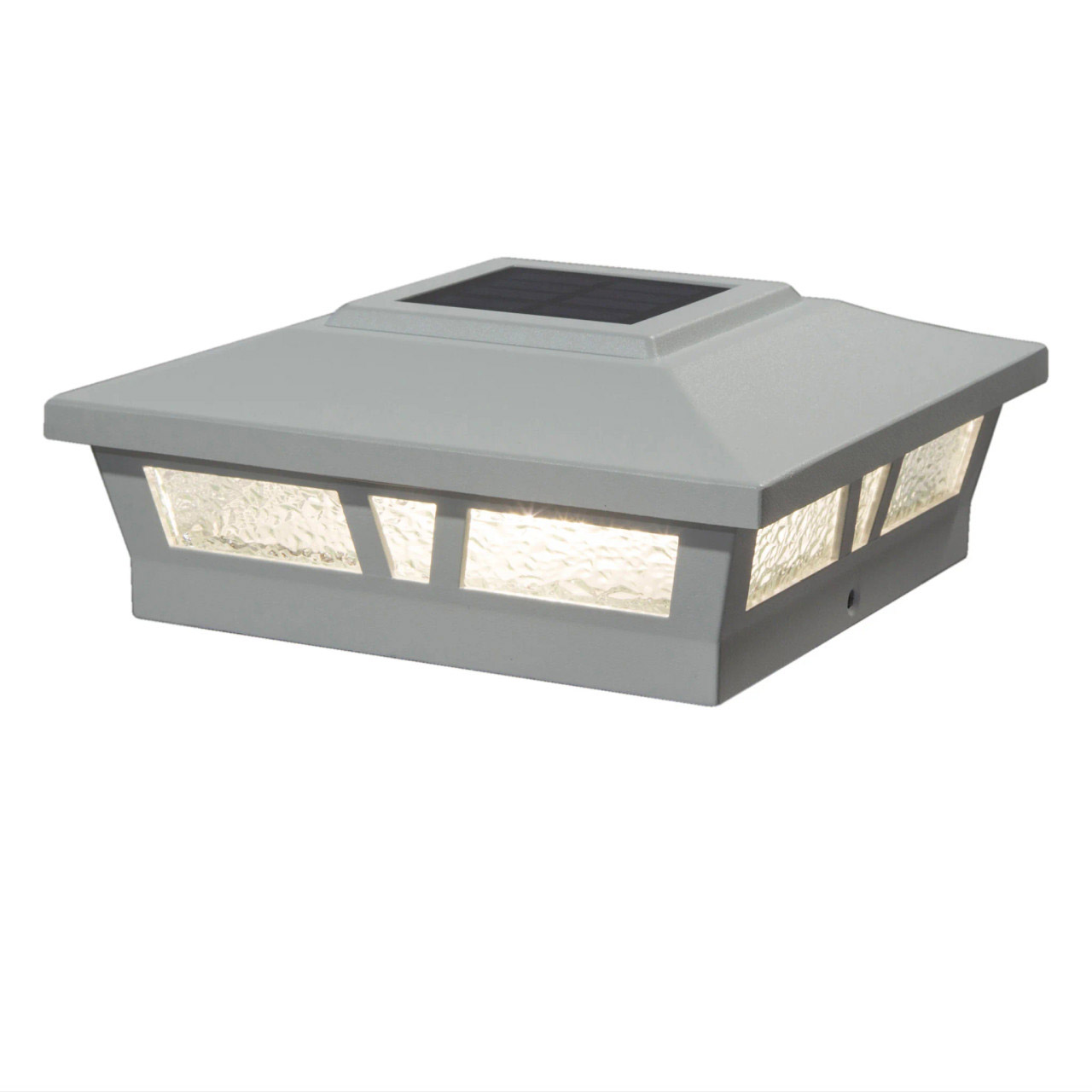 Oxford Solar Post Cap Light Shown in White