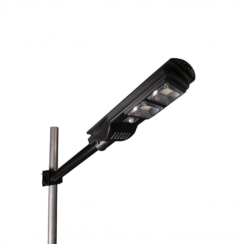 Solar Powered LED Security Street Light Mounted on Post