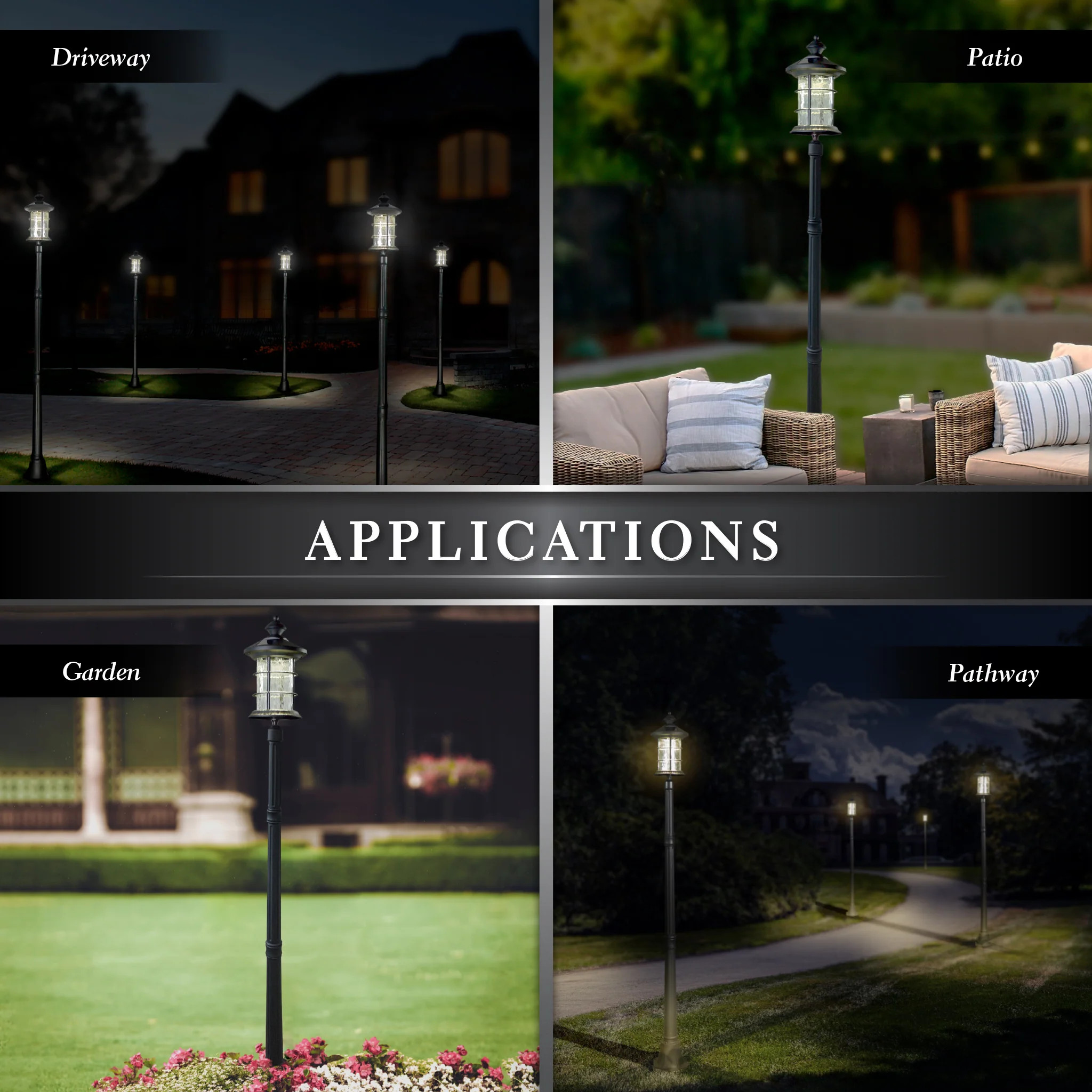 Classy Caps Lamp Post Base - Thumbnail 4