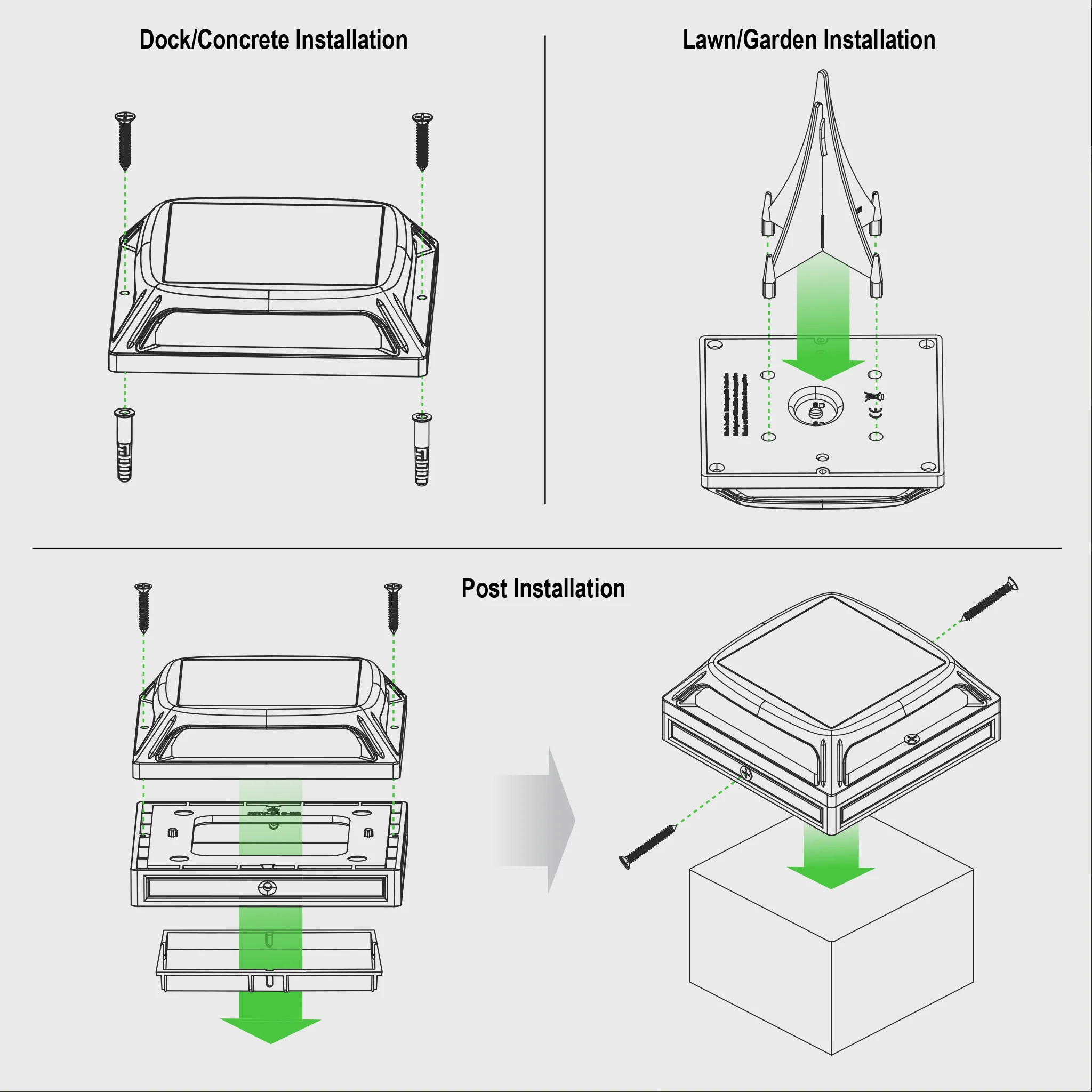 Front View of Angled Muskoka  Black Aluminum Solar Light Front View of Angled Muskoka  Black Aluminum Solar Light