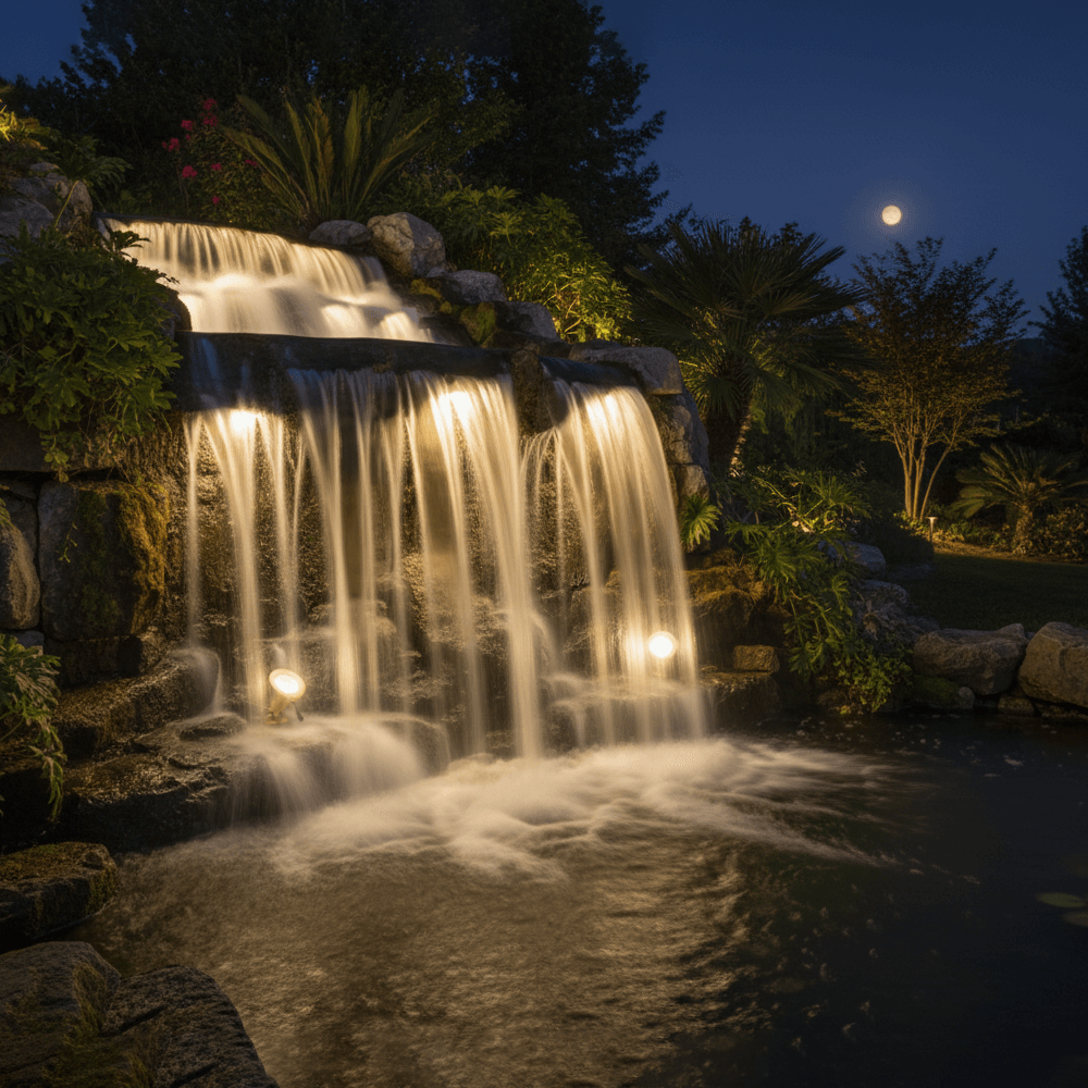 RGBCW Cast Brass Mini Underwater Spotlight RGBCW Cast Brass Mini Underwater Spotlight