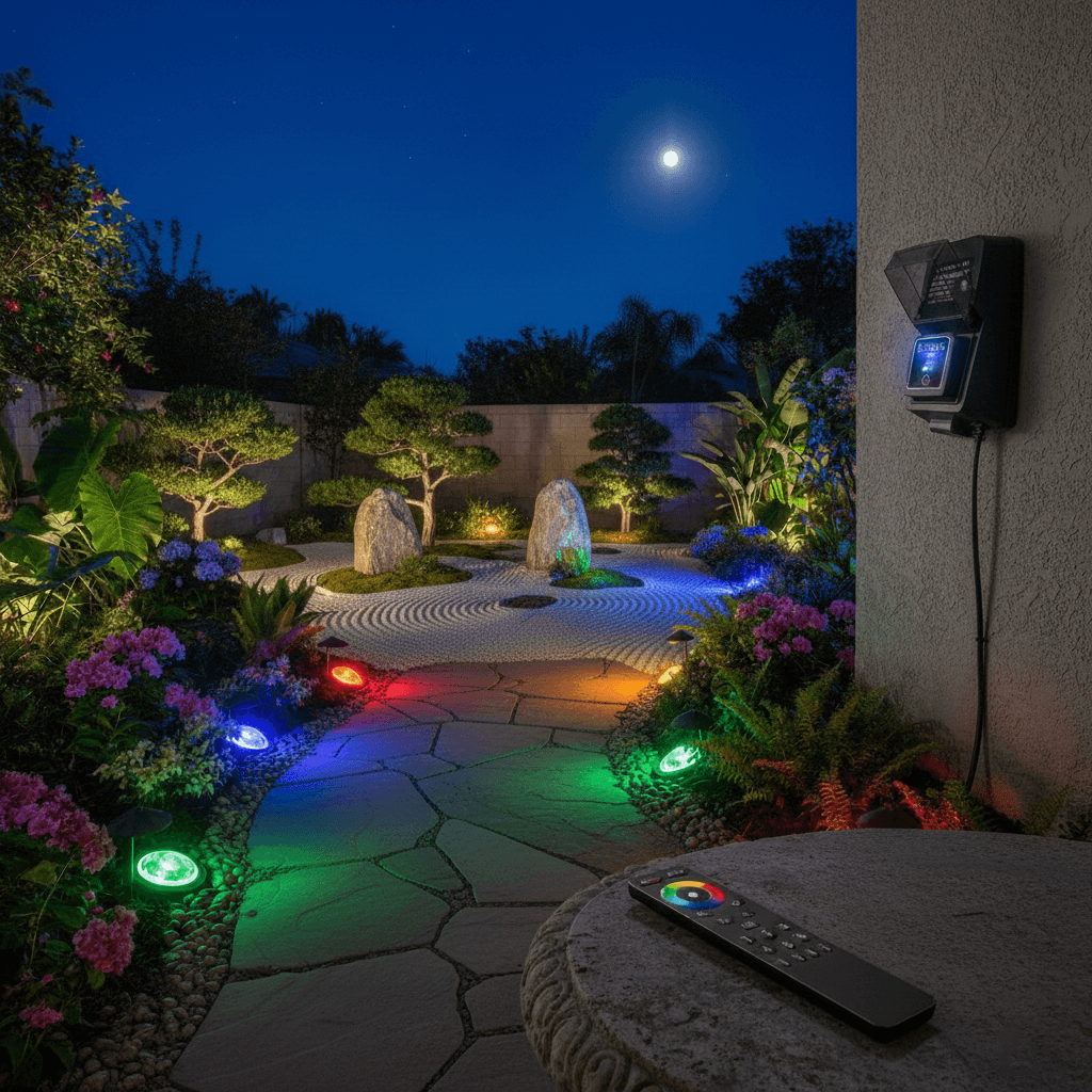 RGBCW Cast Brass Mini Underwater Spotlight RGBCW Cast Brass Mini Underwater Spotlight