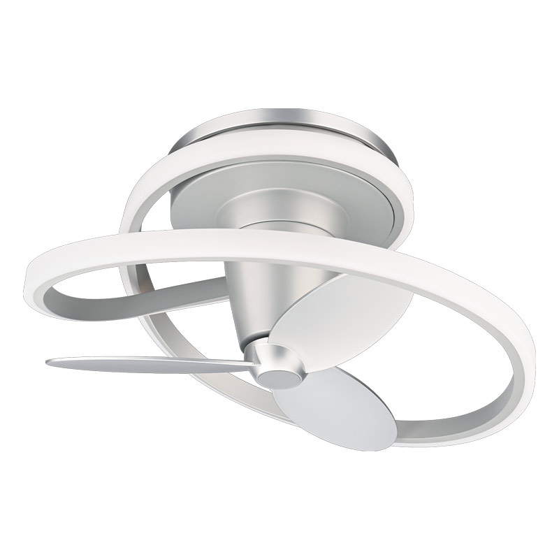 Titanium Silver Veloce Smart Fan Front View