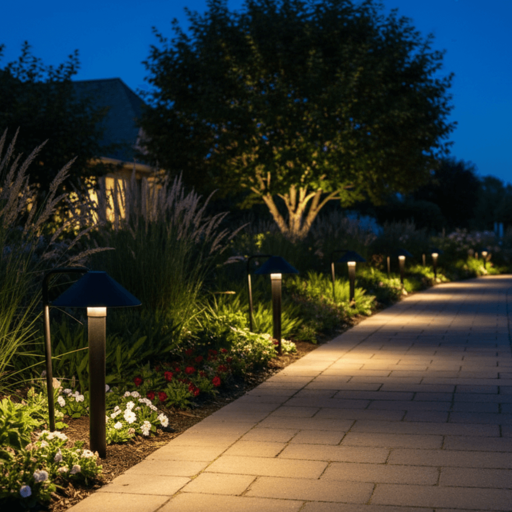 Cast Aluminum Construction, 20 Watt Maximum Wattage, Black, Bronze, Verde Green Finishes, Ground Spike Included - OAL-DBM-LV13