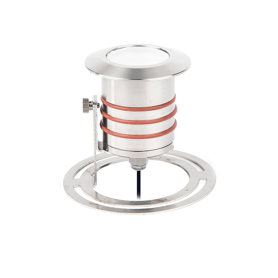 2" LED Step & Deck-3000K-LG Round-30FT Wire