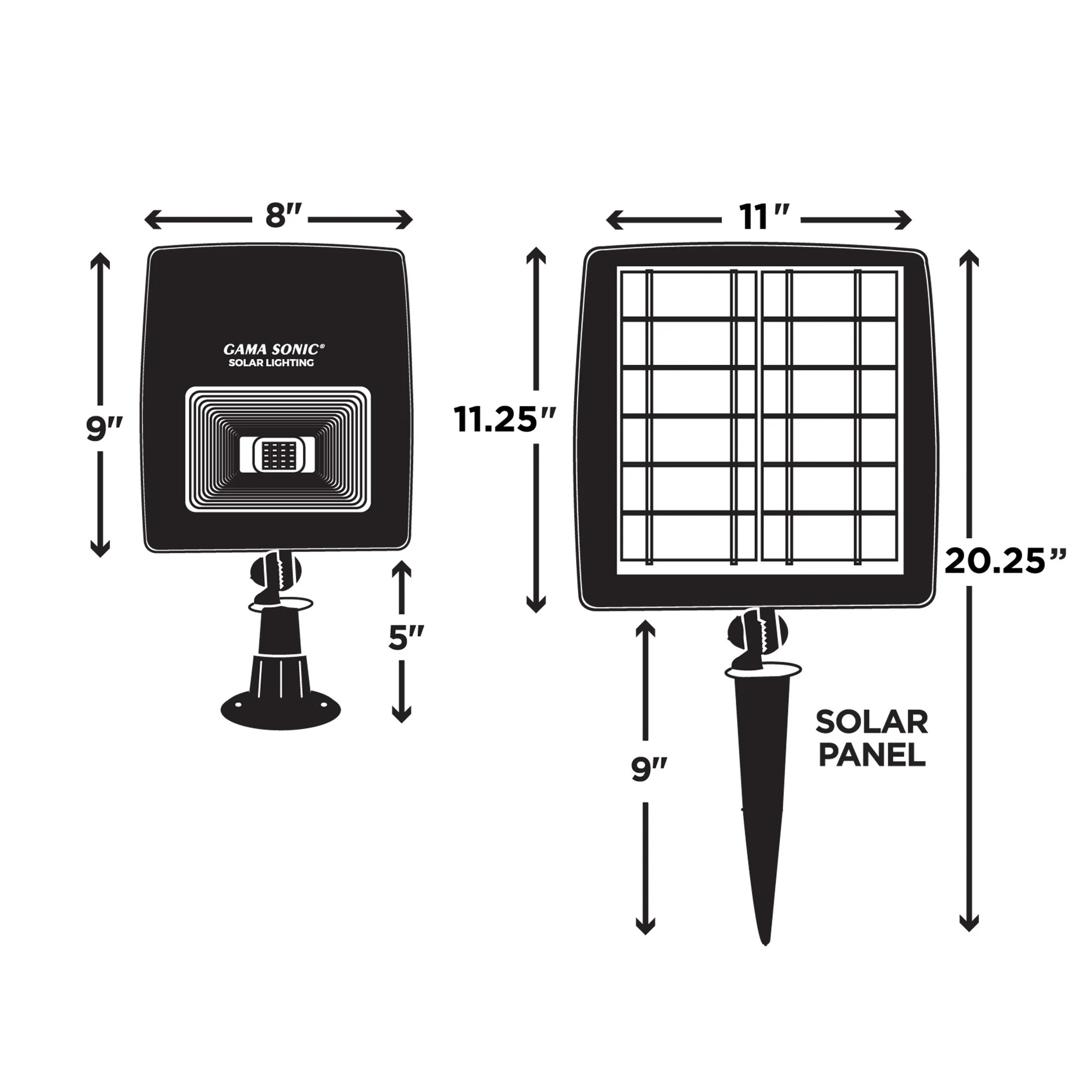 Pro-Dual Color Solar Flood Light