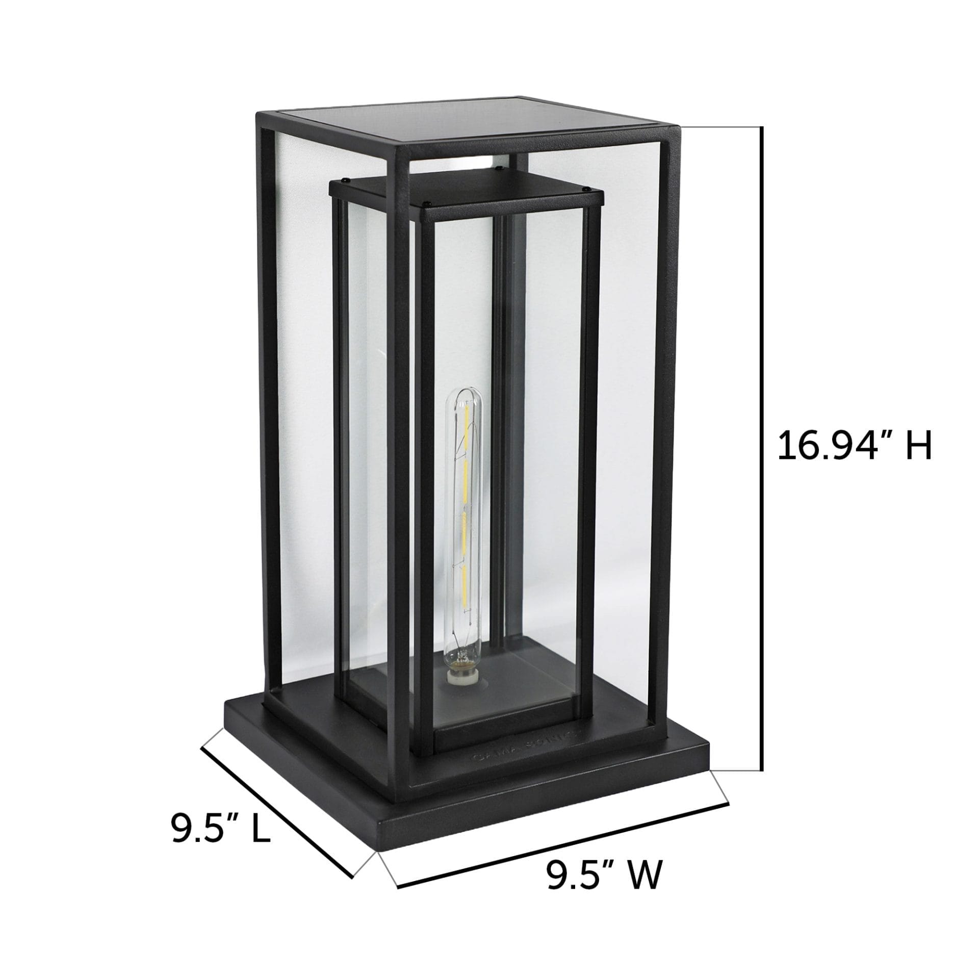 NovaEdge Solar Accent/Pier Light – Sleek, Modern Solar LED for Patios, Pillars & Flat Surfaces