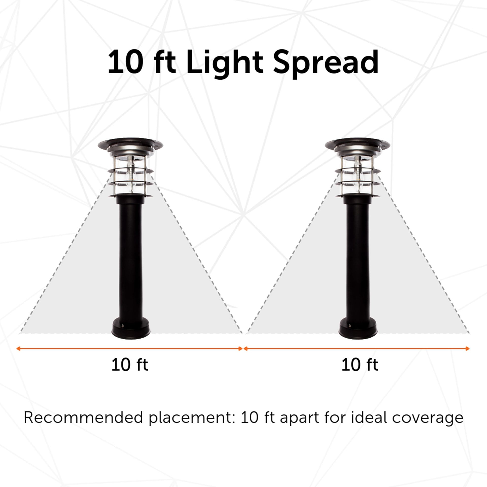 Stainless Steel Bollard Solar Light with EZ Anchor (2 PK)