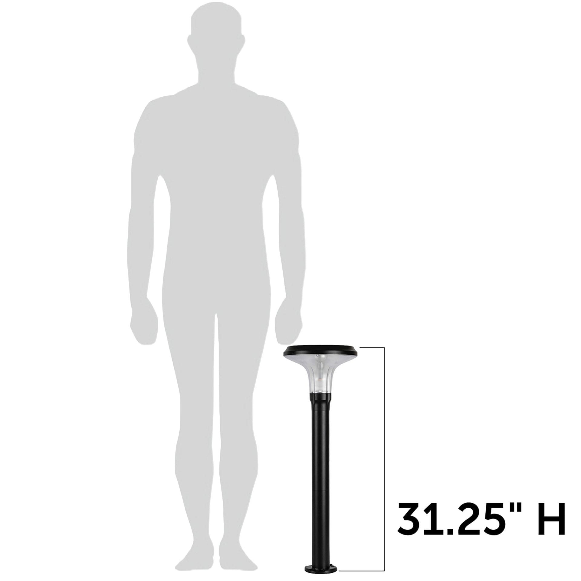 Vantage Bollard Solar Pathway Light